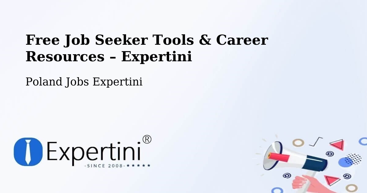Free Job Seeker Tools & Career Resources – Doruchów - Doruchów, Poland Jobs Expertini