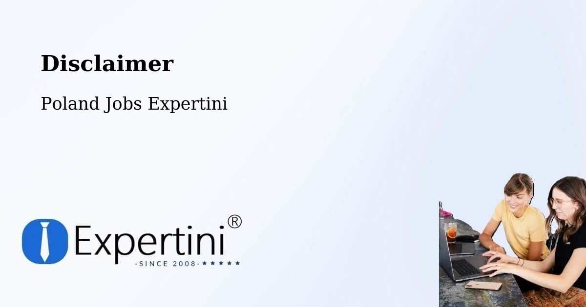 Disclaimer – Doruchów - Poland Jobs Expertini
