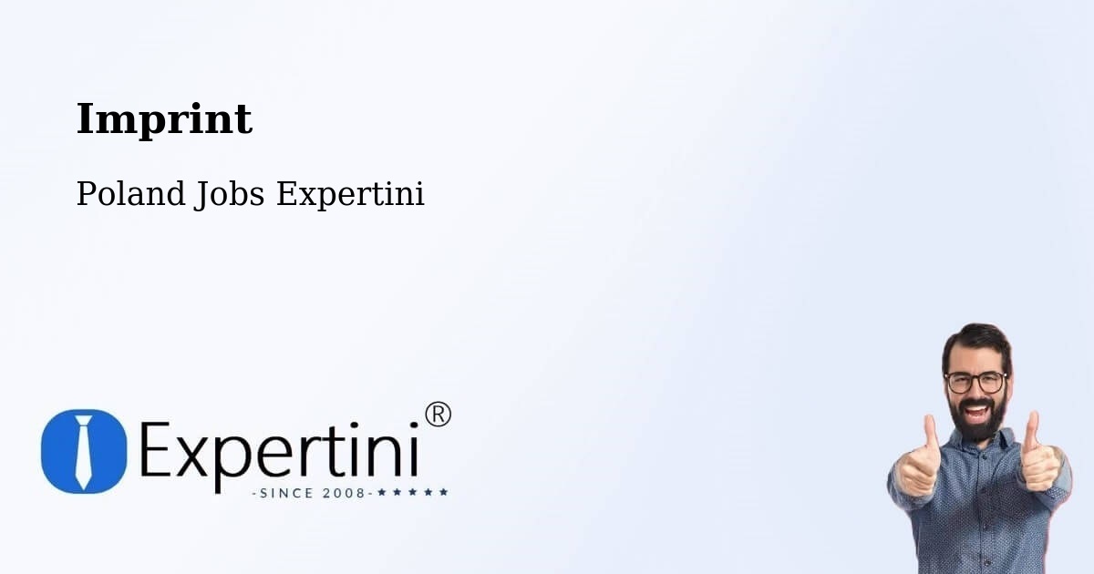 Imprint – Doruchów - Poland Jobs Expertini