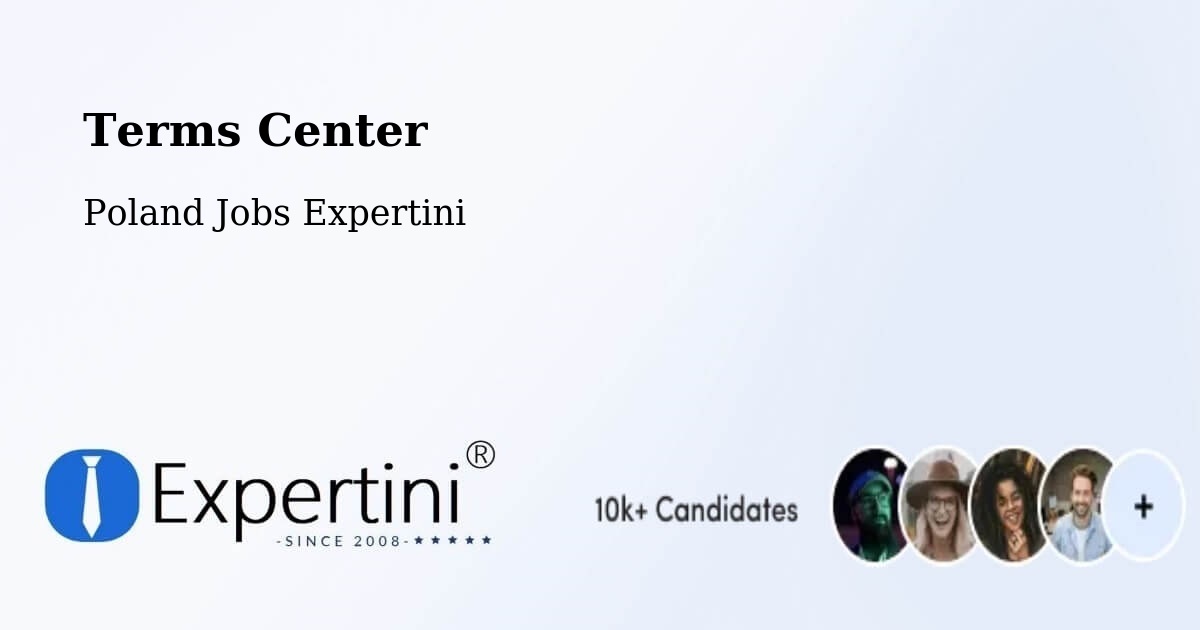 Terms of Service – Doruchów - Poland Jobs Expertini